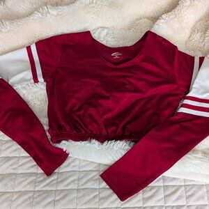 Chassé Performance Cheer Shell – Adult XS (Size XS) – Red with White Stripes